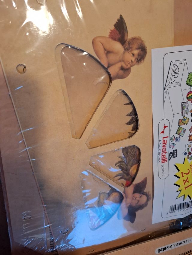 Set 4 pezzi (2 confezioni) box grandi plastificate