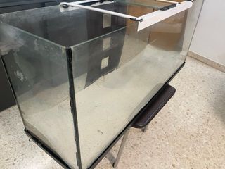 Acuario 120L Negro y Transparente