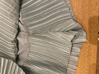 Vestido Zara con skort verde azulado