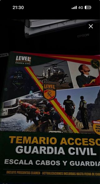 Libros para oposición de guardia civil
