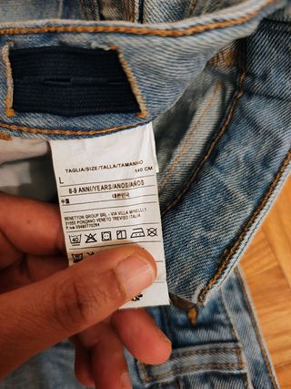 Shorts in jeans Benetton 