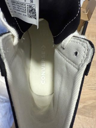 Converse Negras Plataforma 38 ( original)