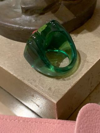 Anillo Dulce Transparente con Piedras