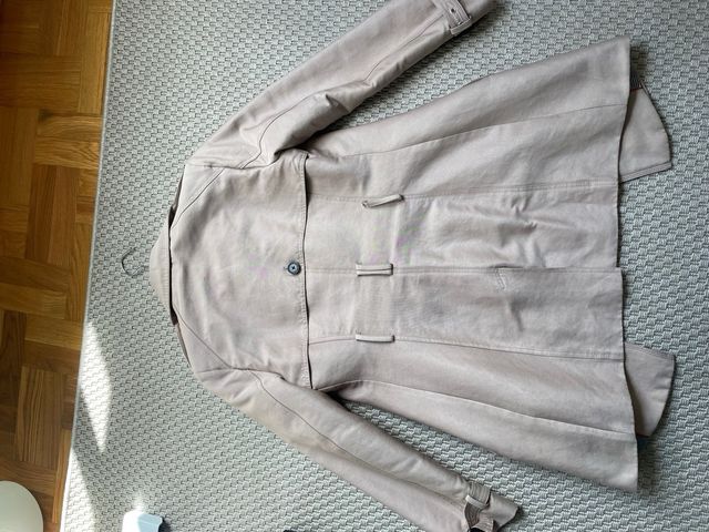 Gabardina Fórmula Joven Talla 38 Beige