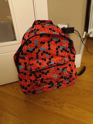 Mochila de espalda con estampado de círculos