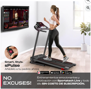 Sportstech F10 Cinta Correr Plegable 1HP Pro