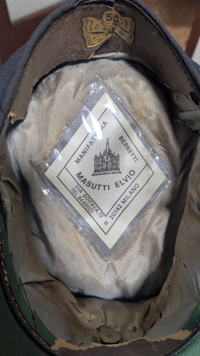 Gorra Conductor Ferrocarril Italia