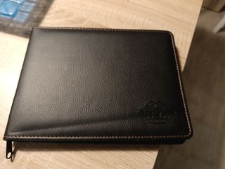 Cartera Documentos Harley Davidson Negra Piel