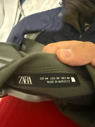 Americana y Pantalón Traje Zara Verde