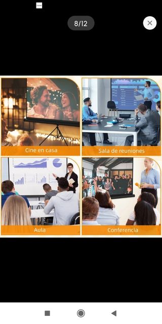 Pantalla Proyector 84 + Trípode