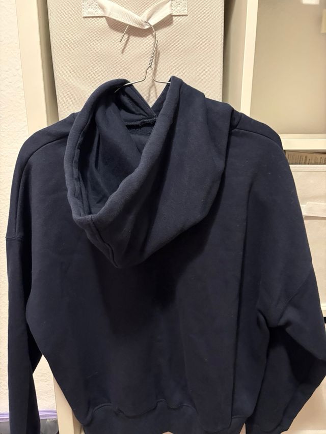 Sudadera azul con capucha Brooklyn Bridge