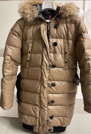 Cazadora Moncler Talla 38 Marrón