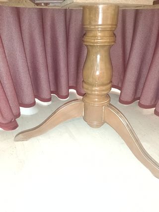 Mesa comedor extensible madera. 