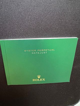 Original Rolex Datejust Manual
Instrucciones