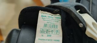 Patines en línea Oxelo Talla 42 Negros