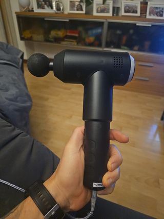 Pistola masaje sin usar marca homedics negro