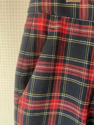 Pantalones de cuadros Zara