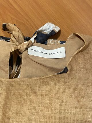 Vestido Purificación García Marrón Talla L