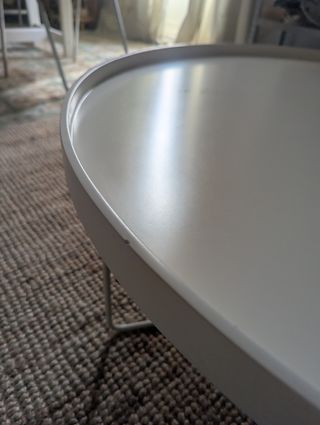 Mesa de centro minimalista blanca