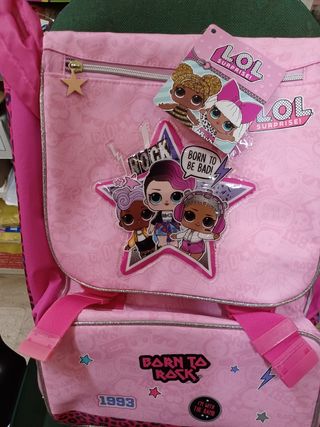 Zaino scuola estensibile LOL Surprise rosa