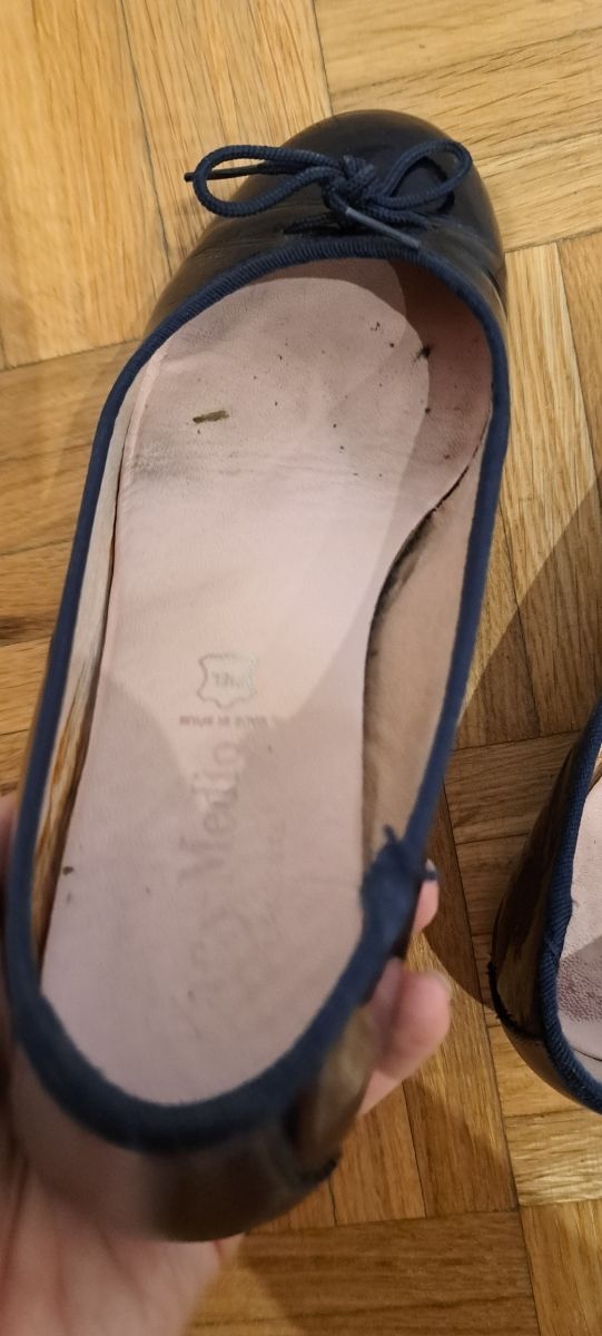 Mocasines Par y Medio Azul Charol