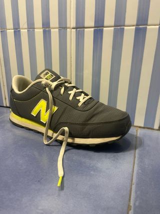 New Balance 501 Gris y Amarillo