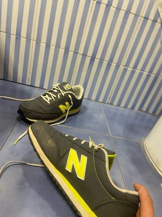 New Balance 501 Gris y Amarillo