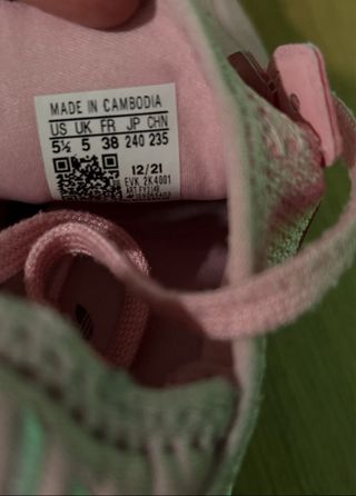 Zapatillas running Adidas rosas muy ligeras