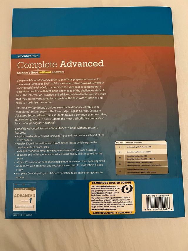 Complete Advanced Second edition Cambridge Scho...
