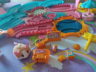 Circuito de hámster con accesorios