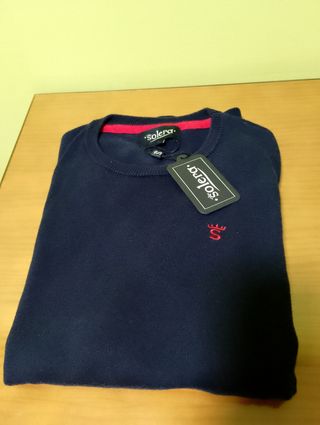 Jersey Solera Azul Talla S