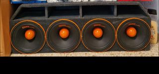 Caja de 4 altavoces SP Audio 10 pulgadas neodimio 