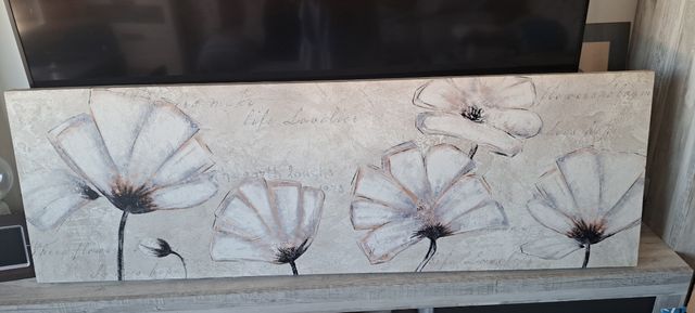 Lienzo decorativo flores