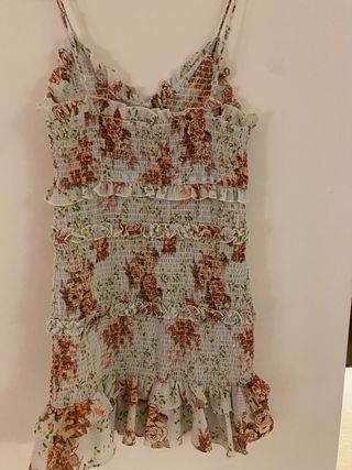 Vestido floral Zara elástico
