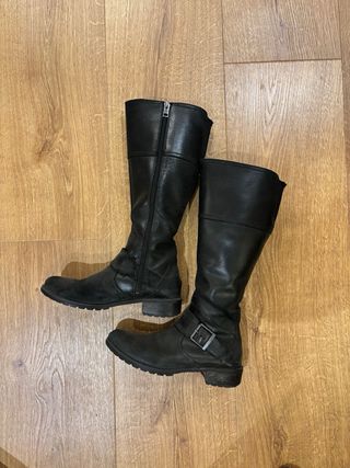 Botas Timberland Piel Girada Negra Talla 38