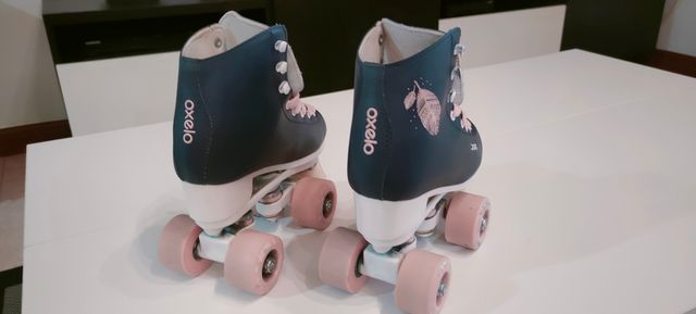 Patines Oxelo Talla 33 Azul Marino