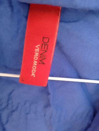 Camisa azul mujer
