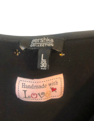 Camiseta negra Bershka 