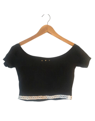 Camiseta negra Bershka 