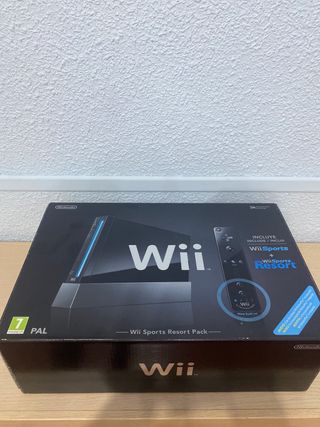 Consola Nintendo Wii Sports Resort Pack Negra