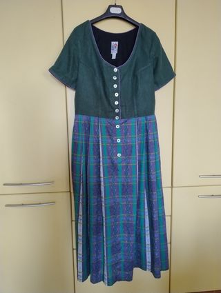 Abito tirolese Lino e cotone Tg L