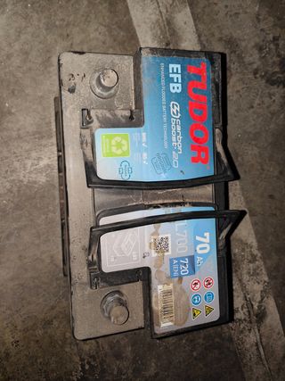 Batería coche usada Tudor