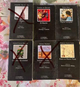 Libros de la literatura española - Cátedra