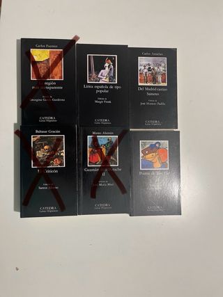 Libros de la literatura española - Cátedra