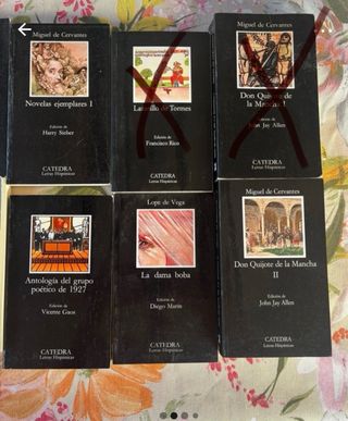 Libros de la literatura española - Cátedra