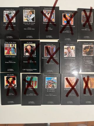 Libros de la literatura española - Cátedra