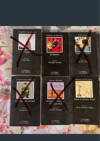 Libros de la literatura española - Cátedra