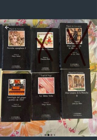 Libros de la literatura española - Cátedra