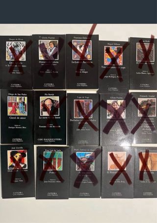 Libros de la literatura española - Cátedra