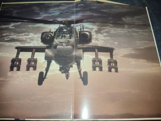 Livros Aviões de Combate - Harrier e AH-64 Usados